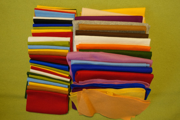 Wollfilz Bastelfilz Set Big für Kindergärten und Schulen