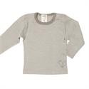 Baby Unterhemd Langarm-Shirt 70% Living Wool / 30% Seide GOTS