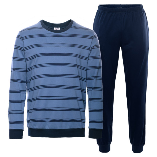 Herren Schlafanzug Pyjama GOTS