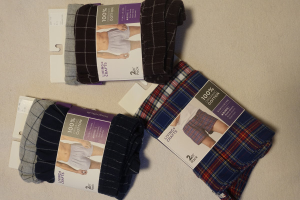 Herren Boxer-Shorts 2er Pack Flanell GOTS Boris