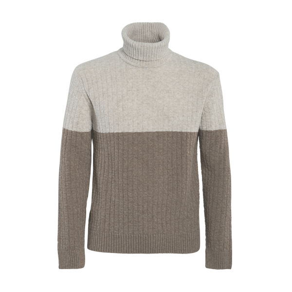 Herren Rollkragenpullover Strick-Pullover Strickpullover Rollkragen kbT Wolle GOTS Patrizio