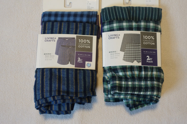 Herren Boxer-Shorts GOTS Doppelpack Flanell