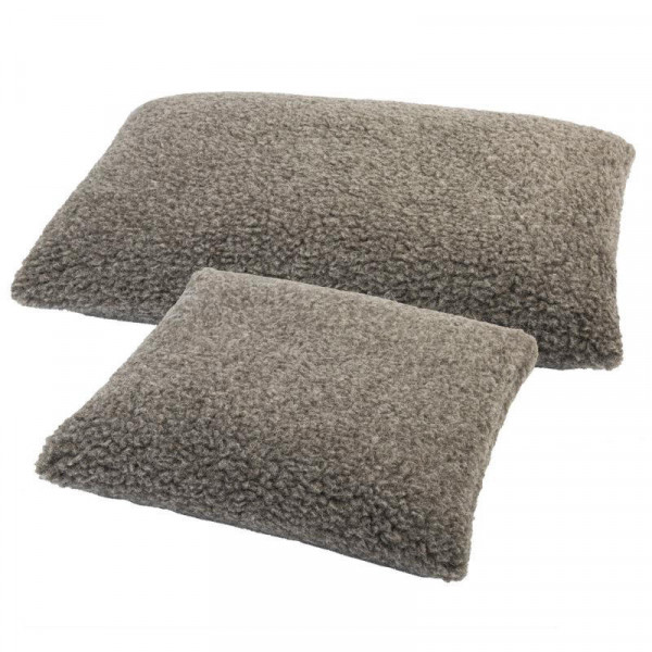 Kissenbezug Wollflorkissen Schafwollplüsch-Kissen Wollflor Schafwollvlies