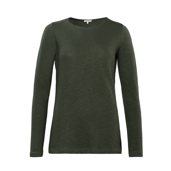 Damen Langarm-Shirt Flammengarn GOTS