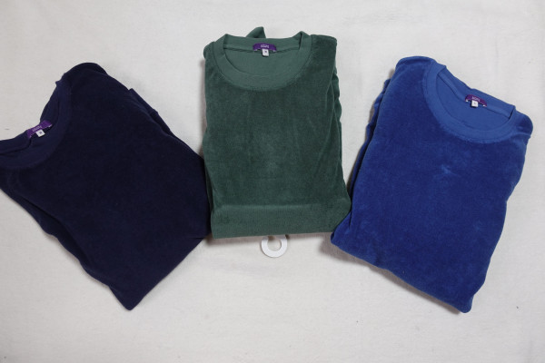 Herren Frottee Schlafanzug Pyjama GOTS