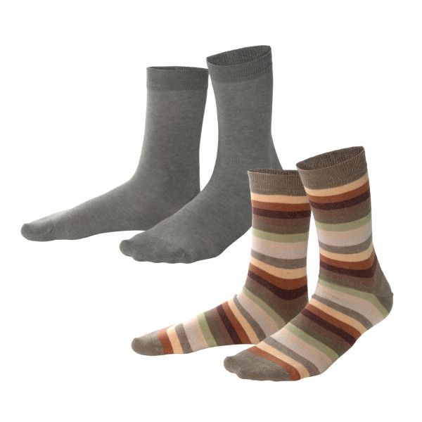 Baumwoll-Socken 2er Pack