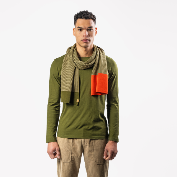 Strickschal Baumwoll-Schal GOTS Vinzenzo