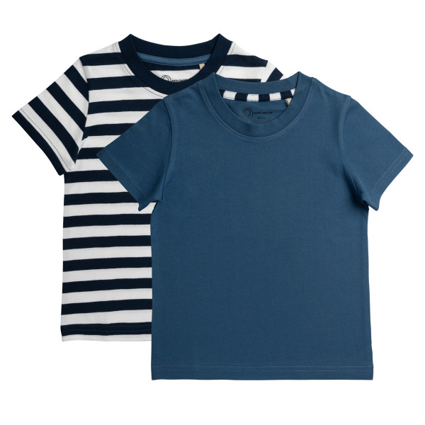 Jungen-T-Shirt 2er Pack GOTS