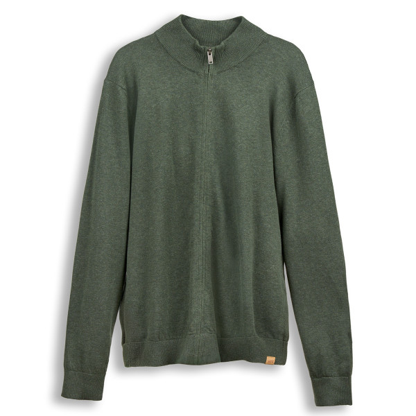 Herren Strickjacke Strick-Jacke Wolle Baumwolle GOTS Baldwin