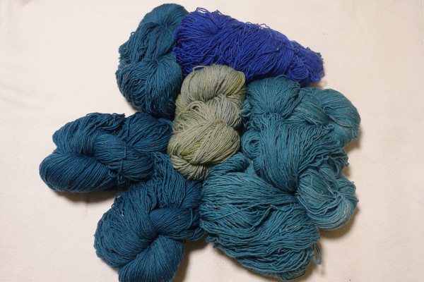 Atelier Zitron Trekking Tweed XXL Sockengarn pflanzengefärbt Garnpaket 800g