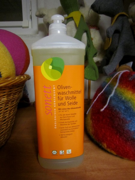 Öko-Oliven-Waschmittel Wollwaschmittel Wolle Seide 1000ml