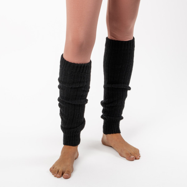 Beinstulpen Rippenstrick Wolle-Baumwolle GOTS