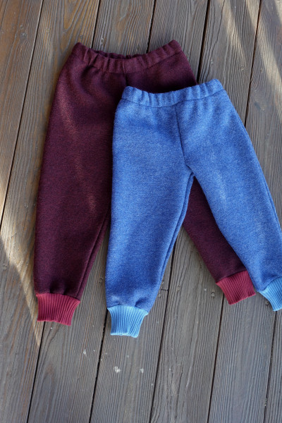 Kinder Walkhose Outdoorhose mit Strickbündchen