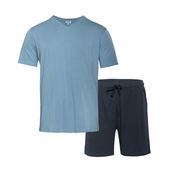 Herren Schlafanzug kurz GOTS Rex