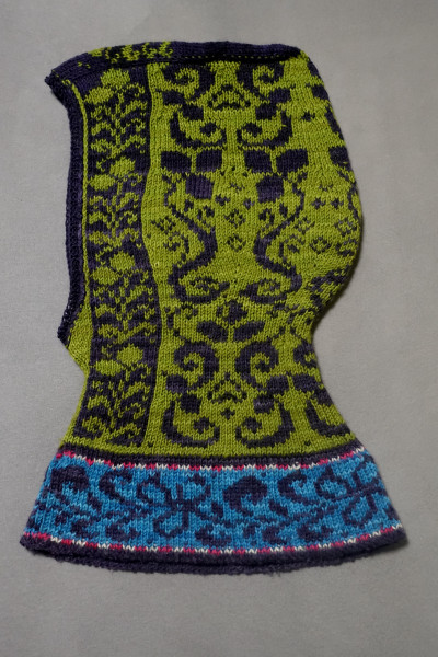 Doubleface Balaclava SchalmützeStrick-Mütze und Schal Strickmütze Wendemütze Sturmhaube Norweger