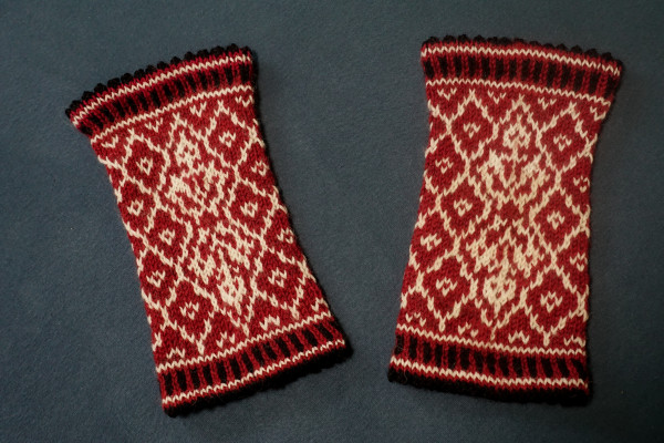 Pulswärmer handgestrickt Stulpen Handstulpen Armstulpen Handwärmer Geschenk Norweger