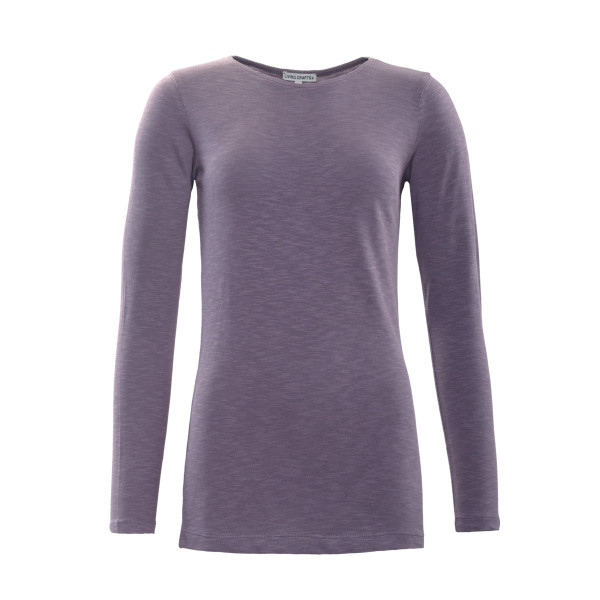 Damen Langarm-Shirt Flammengarn GOTS